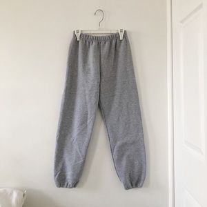 Grey sweatpants